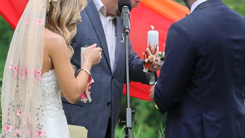 Presenting the Bride and Groom