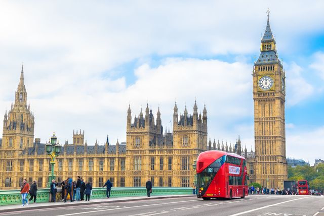 london big ben double decker bus