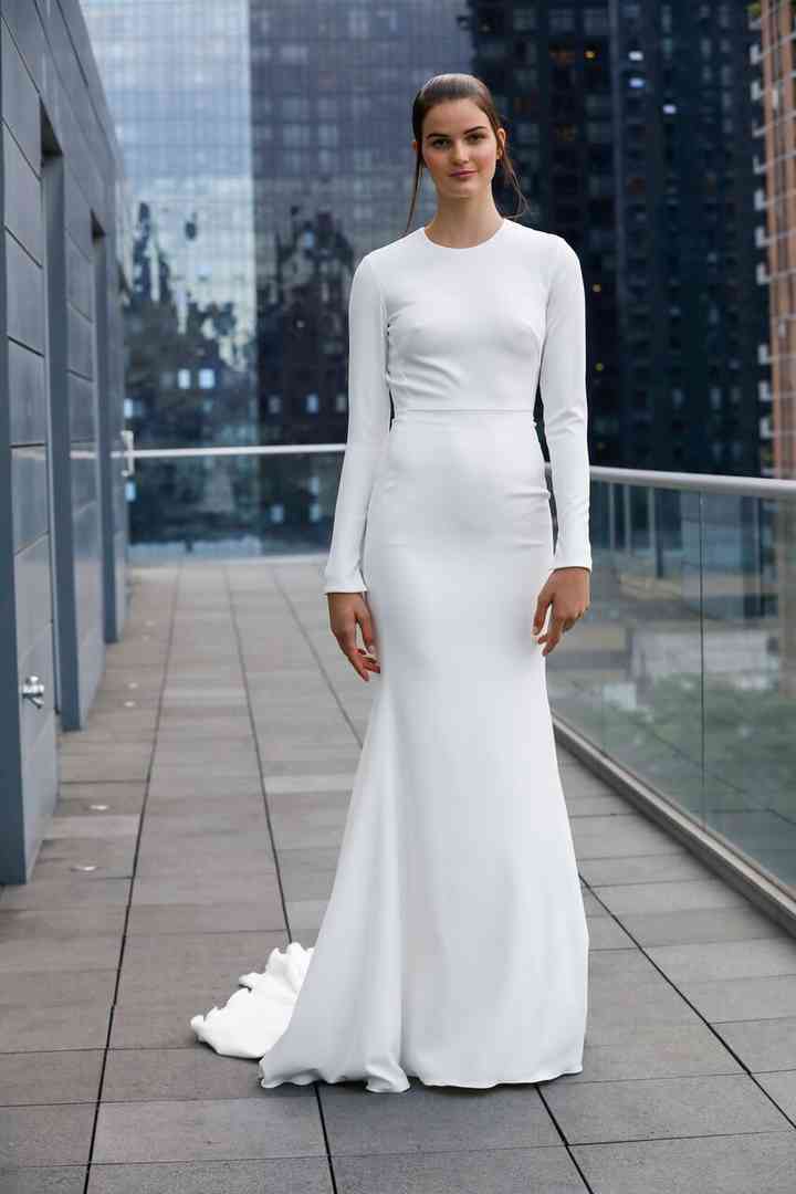 meghan markle style wedding dress