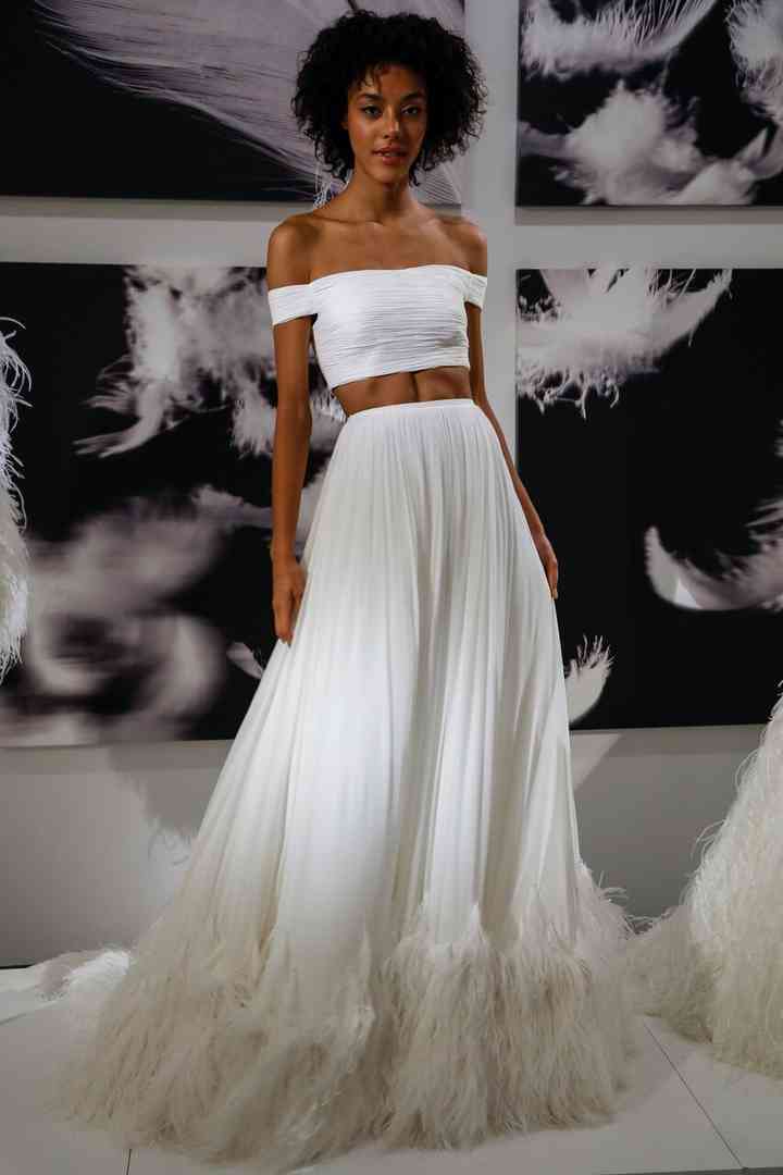 dressy crop tops for wedding