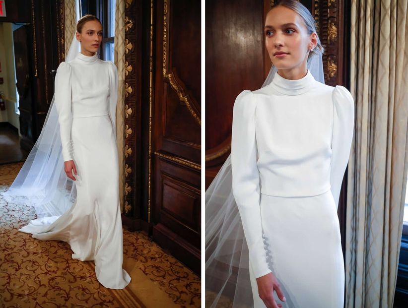 9 Minimalist Wedding Dresses for ‘90s-Loving Brides - WeddingWire