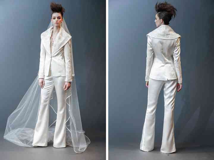 wedding pantsuits for the bride