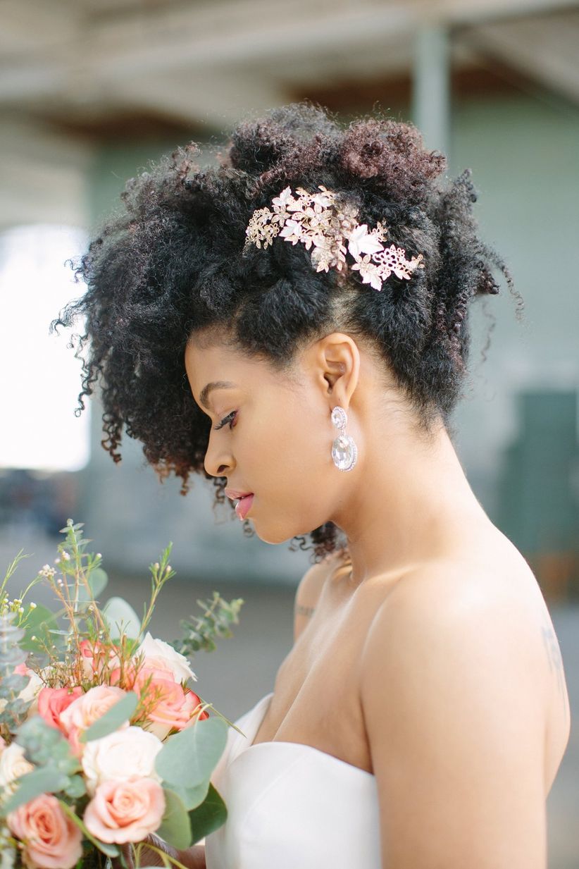 Black Natural Hairstyles For Wedding