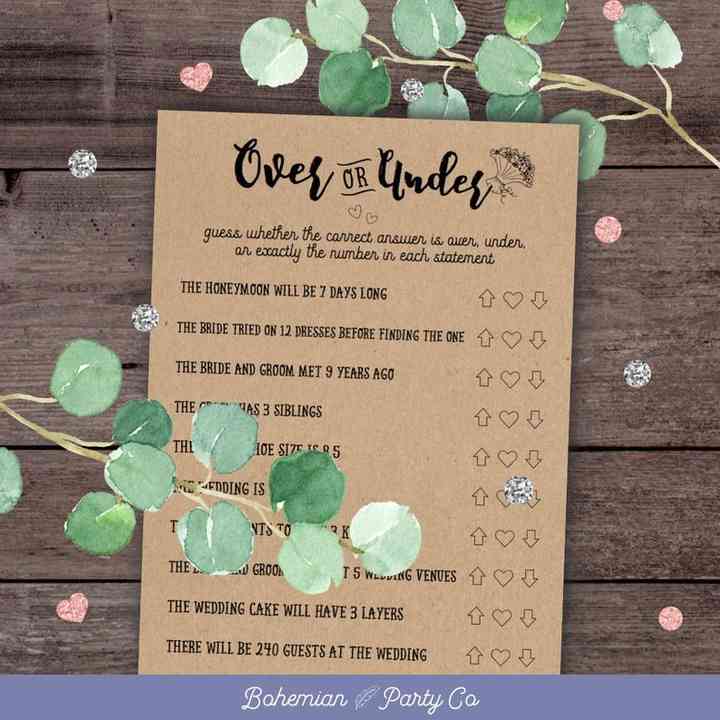 12 Couples Wedding Shower Games That Are Easy Affordable And Fun