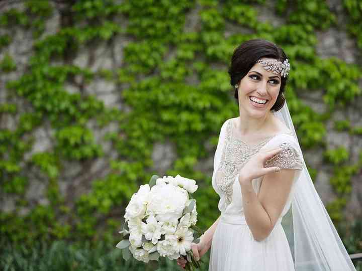 caucasian wedding dress
