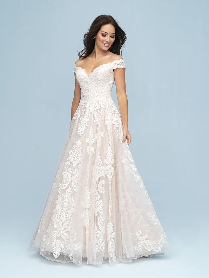 Types of wedding outlet dress tops