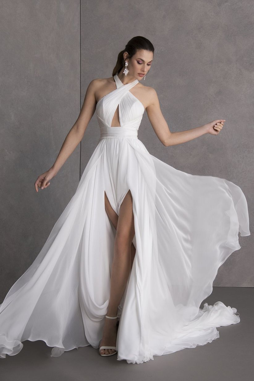 20 Beach  Wedding  Dresses  for Easy Breezy Style WeddingWire