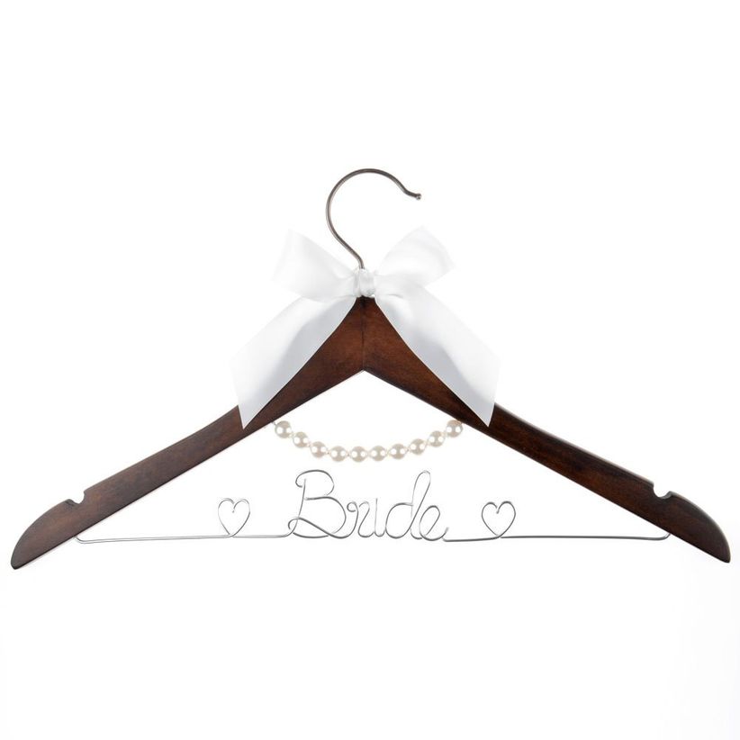 20 Wedding  Dress  Hangers  to Showcase Your Gown  WeddingWire