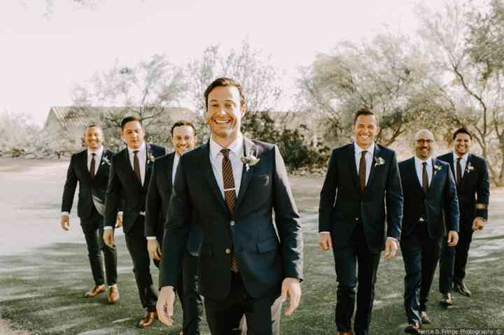 Country wedding hot sale groomsmen attire