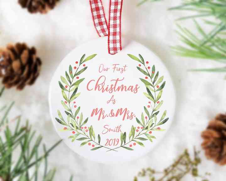 first married christmas ornament hallmark