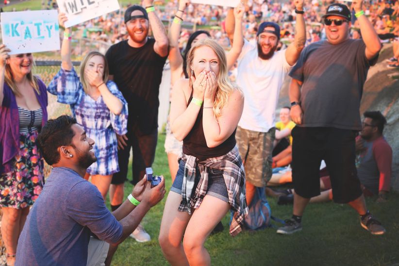 proposal at concert