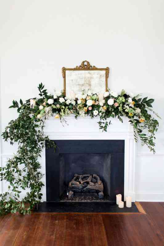12 Ways To Decorate A Fireplace Mantel At Your Wedding
