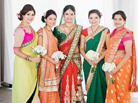 bridesmaid indian wedding dresses