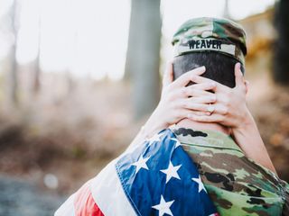 This Military Couple Aced Their Outdoor Engagement Photos