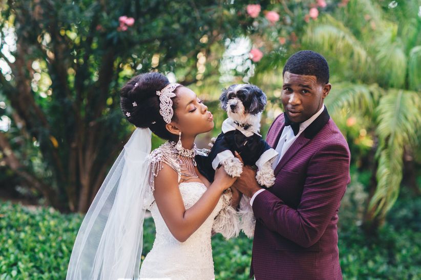 black wedding hairstyles