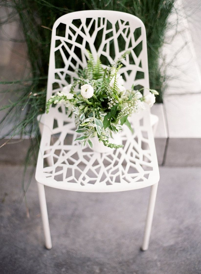 modern white chairs 