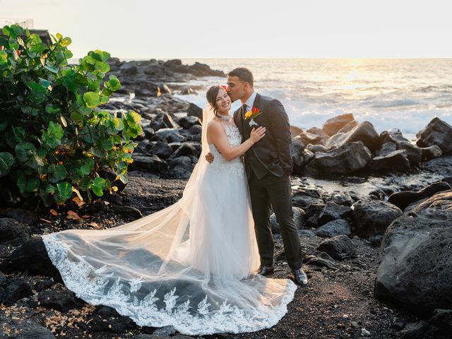 Sheree and Malique's Wedding in Kailua Kona, Hawaii 15