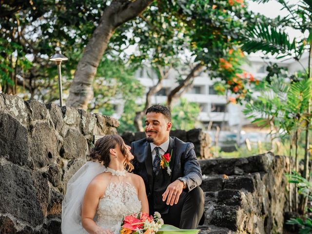 Sheree and Malique's Wedding in Kailua Kona, Hawaii 19