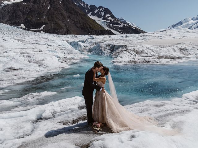 Garrett and Katherine&apos;s Wedding in Girdwood, Alaska 91