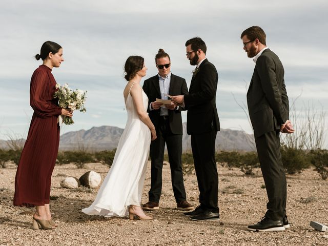 Nate and Carrie&apos;s Wedding in Marfa, Texas 13