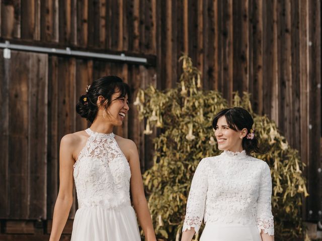 Clara and Adrienne&apos;s Wedding in Pescadero, California 4