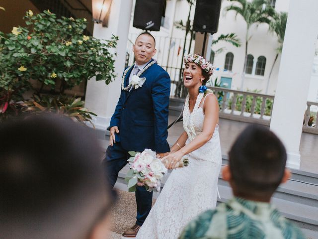 Kamalani and Derek&apos;s Wedding in Honolulu, Hawaii 33