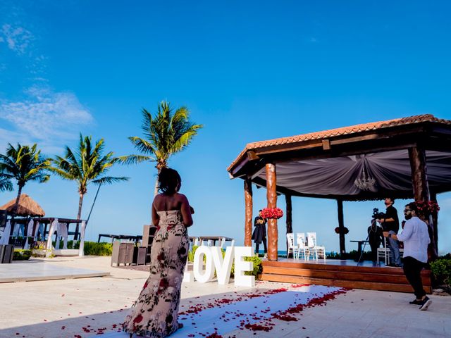 Willie and Tawanda&apos;s Wedding in Playa del Carmen, Mexico 115