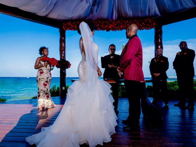 Willie and Tawanda&apos;s Wedding in Playa del Carmen, Mexico 125