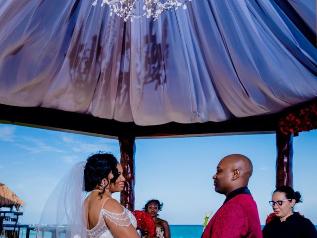Willie and Tawanda&apos;s Wedding in Playa del Carmen, Mexico 126