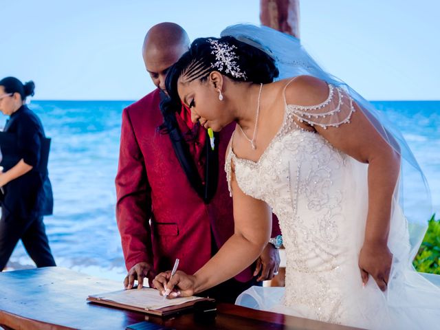 Willie and Tawanda&apos;s Wedding in Playa del Carmen, Mexico 139