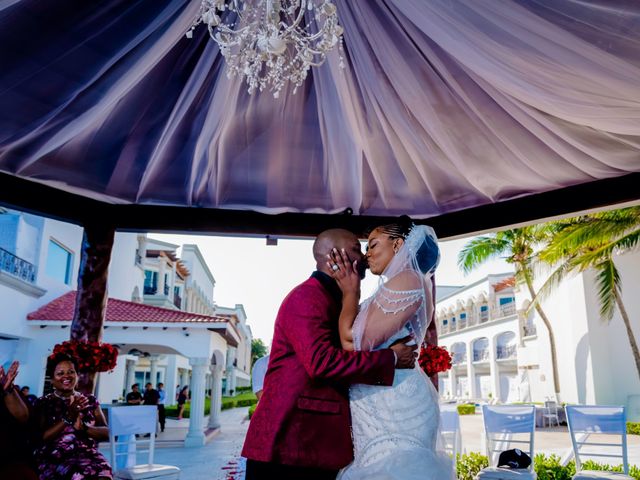 Willie and Tawanda&apos;s Wedding in Playa del Carmen, Mexico 144