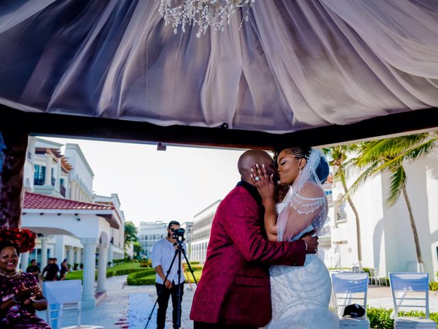 Willie and Tawanda&apos;s Wedding in Playa del Carmen, Mexico 145
