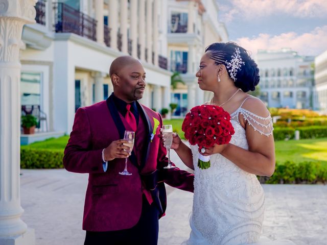 Willie and Tawanda&apos;s Wedding in Playa del Carmen, Mexico 150