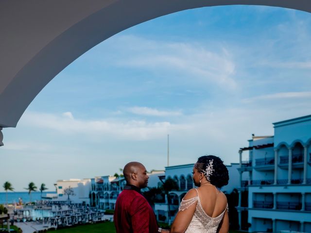 Willie and Tawanda&apos;s Wedding in Playa del Carmen, Mexico 175