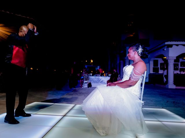 Willie and Tawanda&apos;s Wedding in Playa del Carmen, Mexico 214