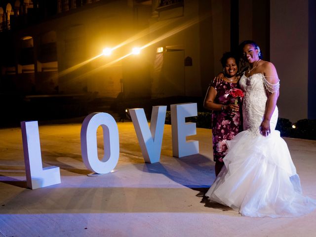 Willie and Tawanda&apos;s Wedding in Playa del Carmen, Mexico 215