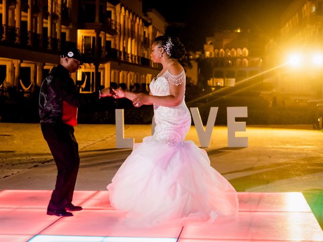 Willie and Tawanda&apos;s Wedding in Playa del Carmen, Mexico 221