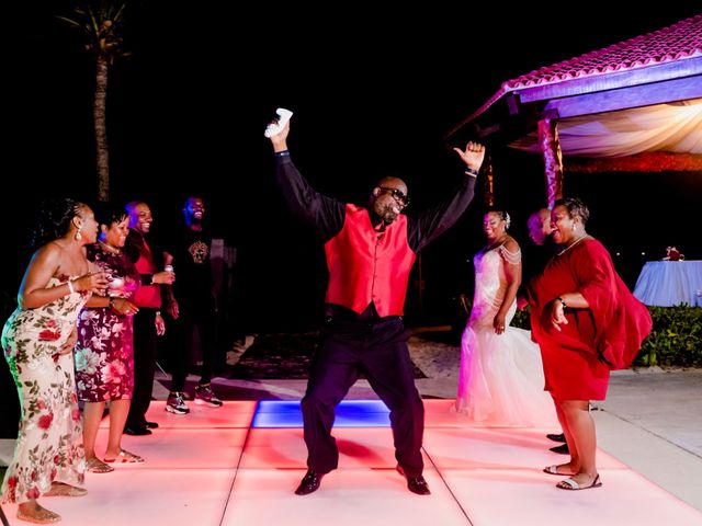 Willie and Tawanda&apos;s Wedding in Playa del Carmen, Mexico 223