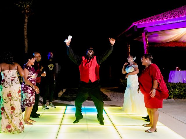 Willie and Tawanda&apos;s Wedding in Playa del Carmen, Mexico 224