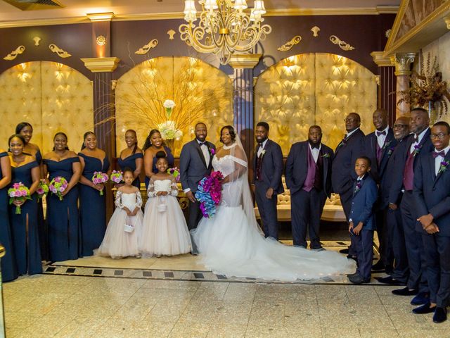 Sheena Djokotoe-Curtis and Nkosane Curtis&apos;s Wedding in Franklin Square, New York 23