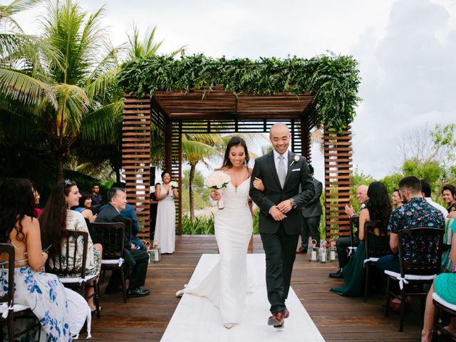Ngan and Alex&apos;s Wedding in Cancun, Mexico 72