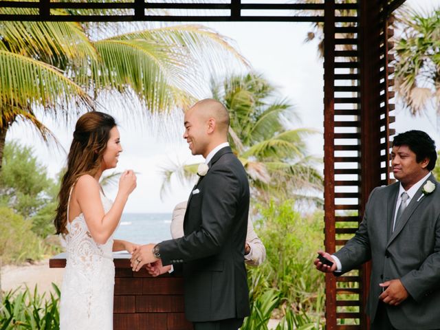 Ngan and Alex&apos;s Wedding in Cancun, Mexico 74