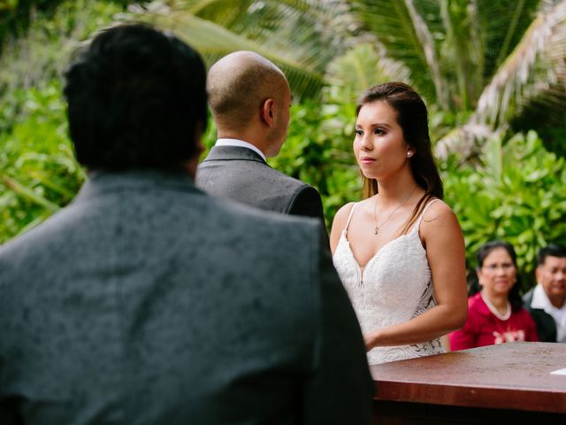 Ngan and Alex&apos;s Wedding in Cancun, Mexico 81