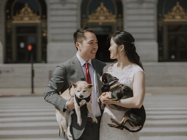 Hubert and Tiffany&apos;s Wedding in San Francisco, California 18