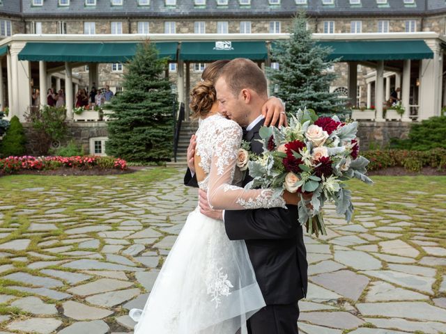 Alexander and Elisa&apos;s Wedding in Skytop, Pennsylvania 13