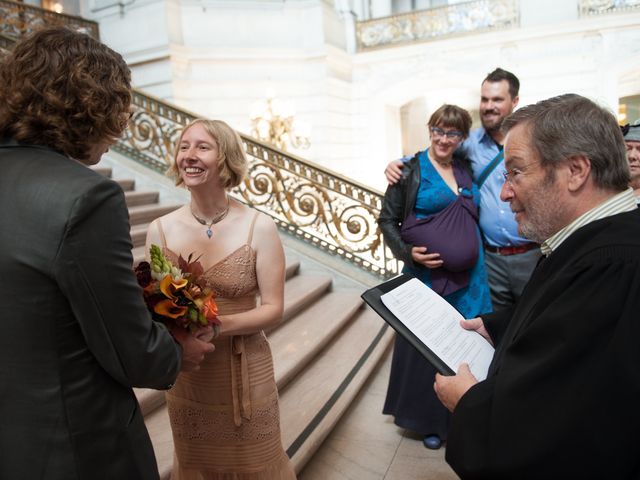 Chris and Zoe's Wedding in San Francisco, California 12