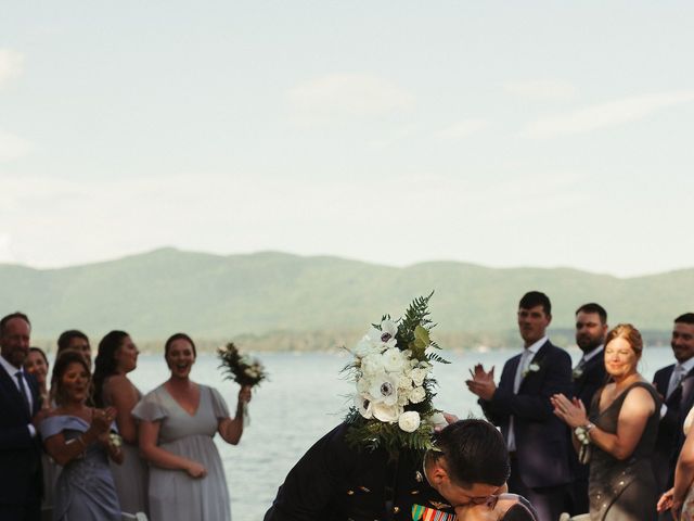 Bryant  and Erica 's Wedding in Lake George, New York 16