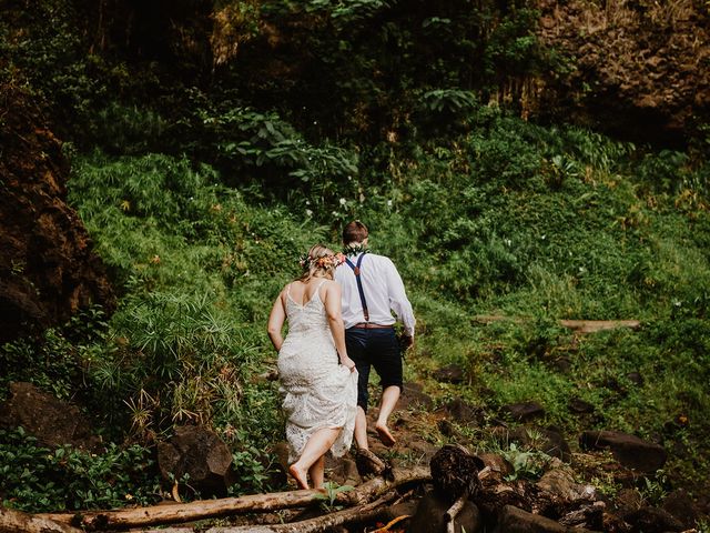 Amber and Nick&apos;s Wedding in Lihue, Hawaii 67
