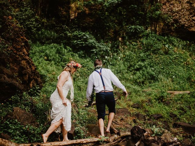 Amber and Nick&apos;s Wedding in Lihue, Hawaii 68