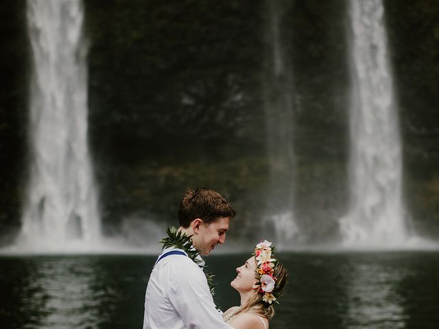 Amber and Nick&apos;s Wedding in Lihue, Hawaii 81